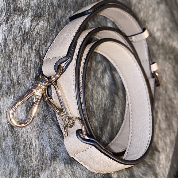 Fashion  faux leather taupe grey handbag strap - Picture 9 of 10